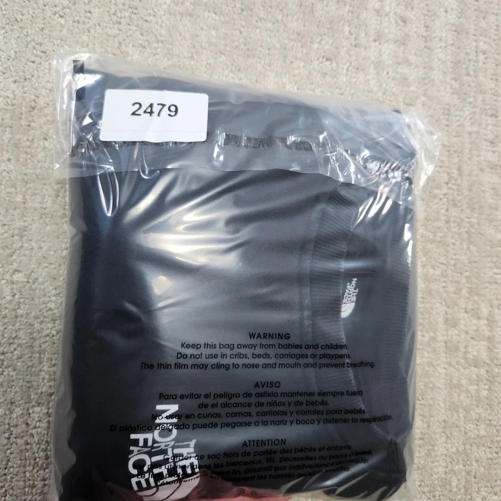 North Face Sweatshirt Men Small NSE Box Fleece Pullover Sweater Black Hiking‎